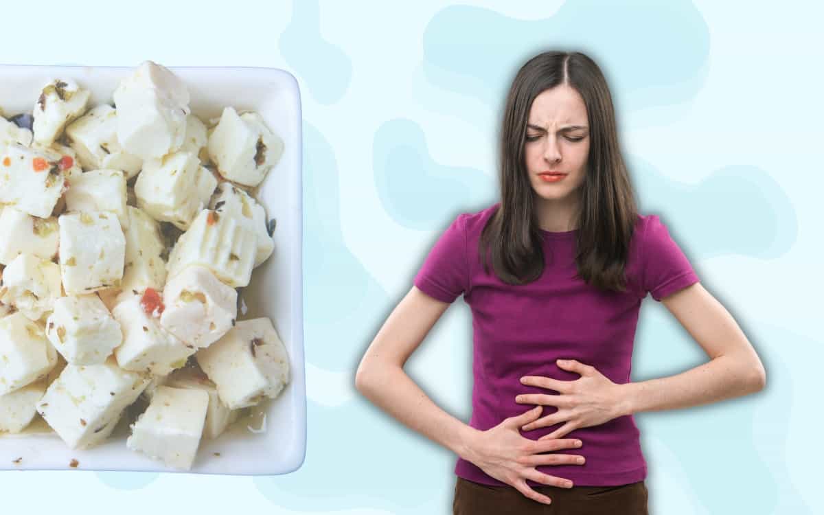 Don't Ignore These Symptoms After Eating Bad Feta Cheese